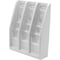 Deflecto Pamphlet Holders, 12 Pocket, 15-3/4"x5"x19-3/4", Gray DEF52809 - alternate 5